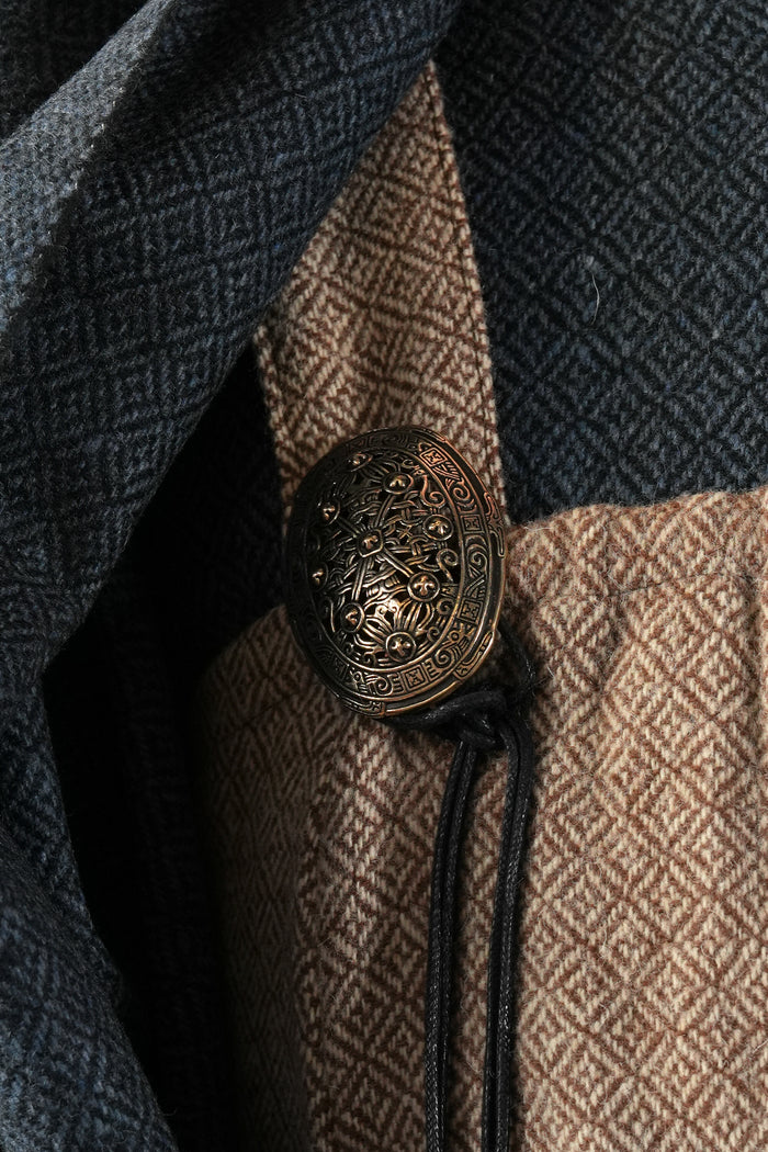 9th-century Viking tortoise brooch, Borre style, bronze, price per piece