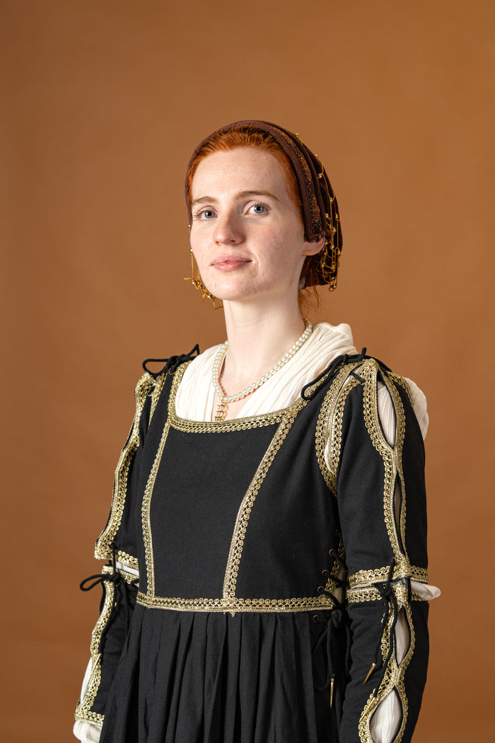 Italian gamurra, late 15th century, black