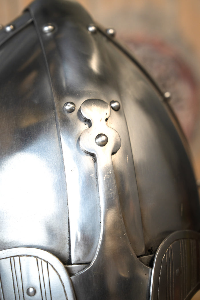 Viking spangenhelm, type nasal helmet, 2 mm (battle-ready)