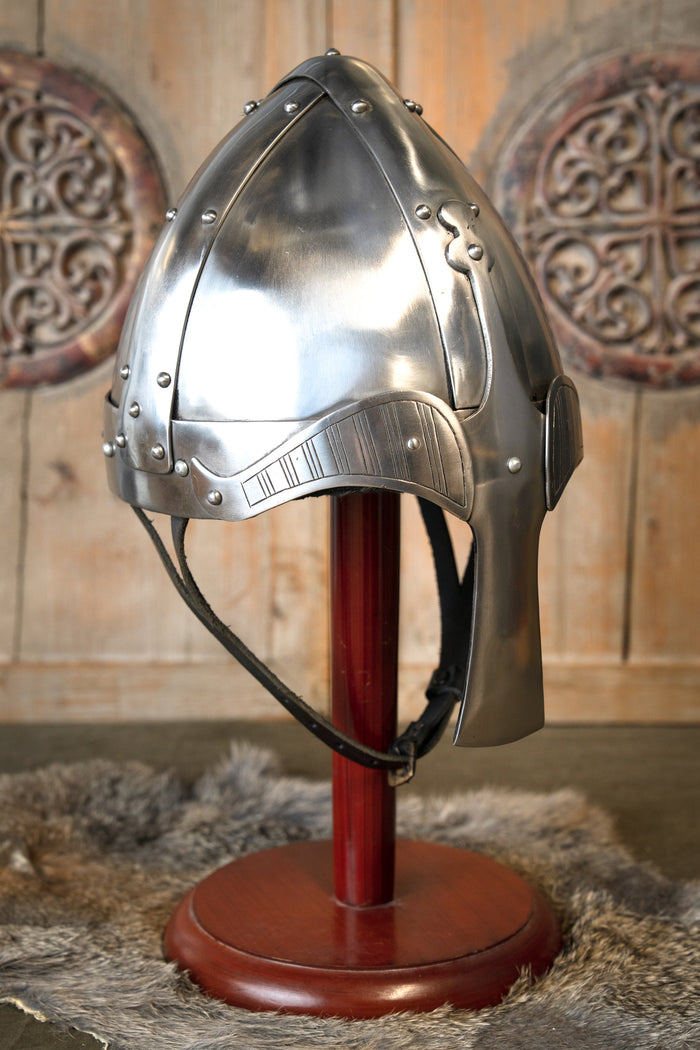 Viking spangenhelm, type nasal helmet, 2 mm (battle-ready)