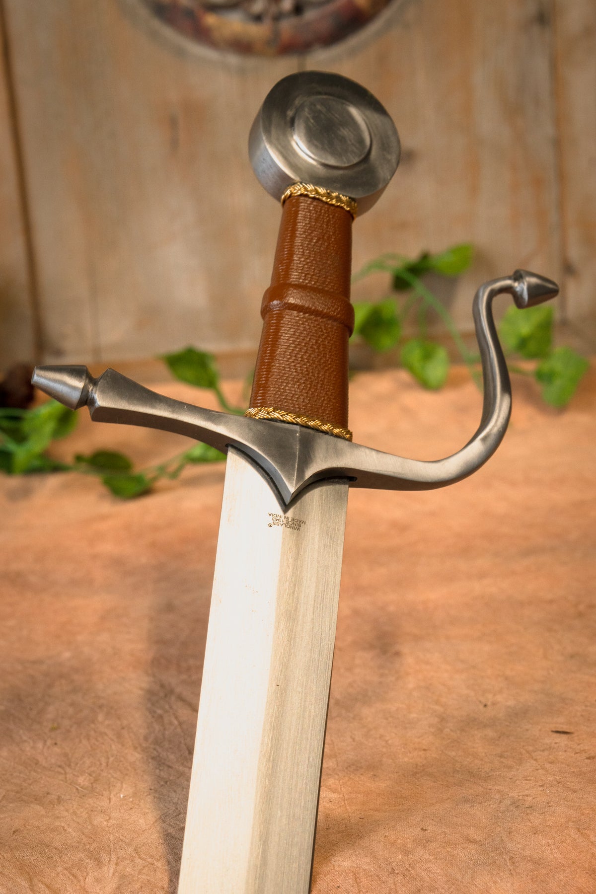 Medieval falchion St Michael, sharp