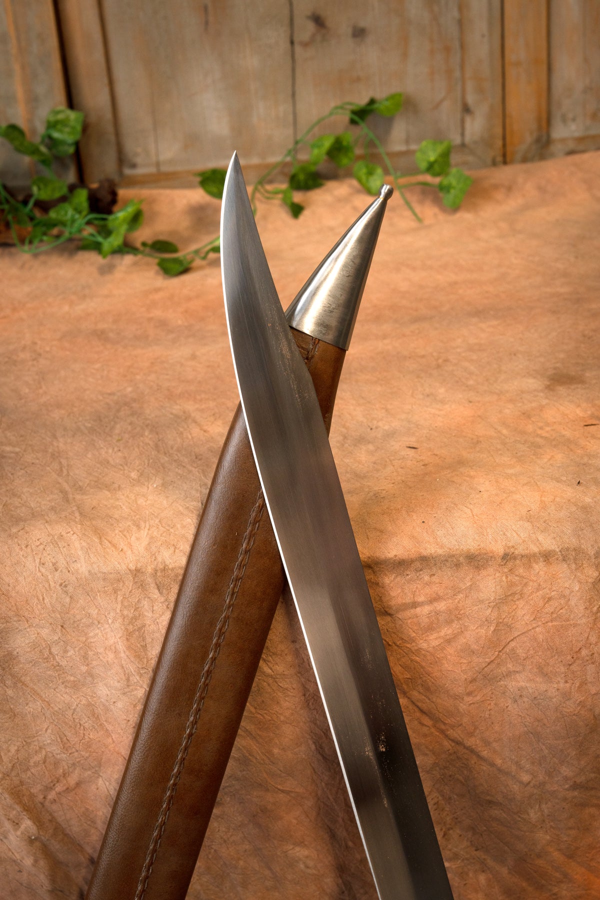 Medieval falchion St Michael, sharp