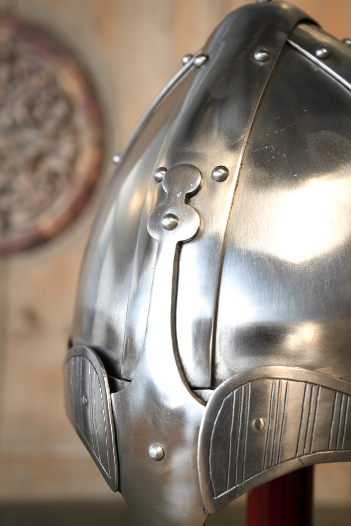Viking spangenhelm, type nasal helmet, 2 mm (battle-ready)