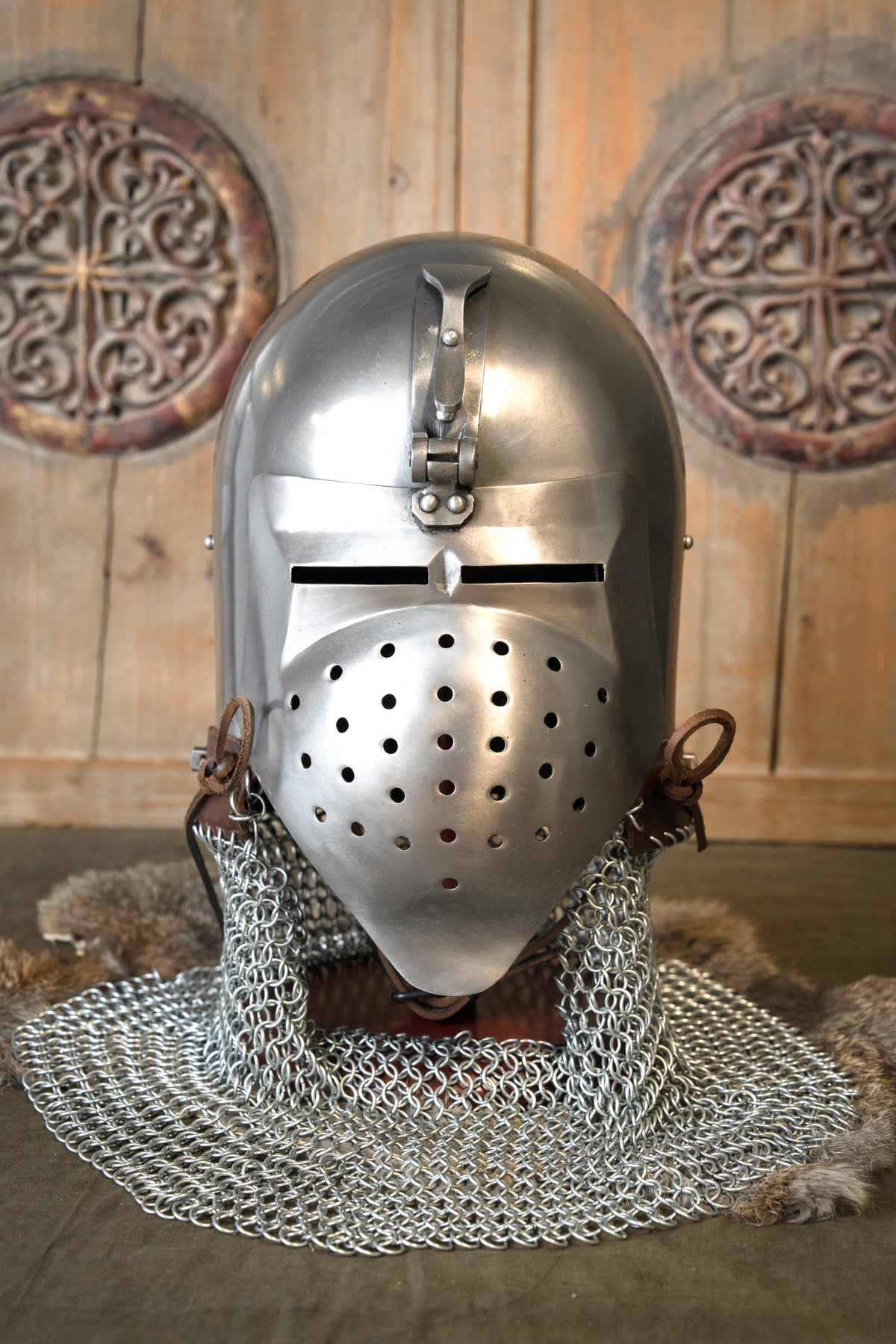 Klappvisor bascinet Ottokar, 1.6 mm