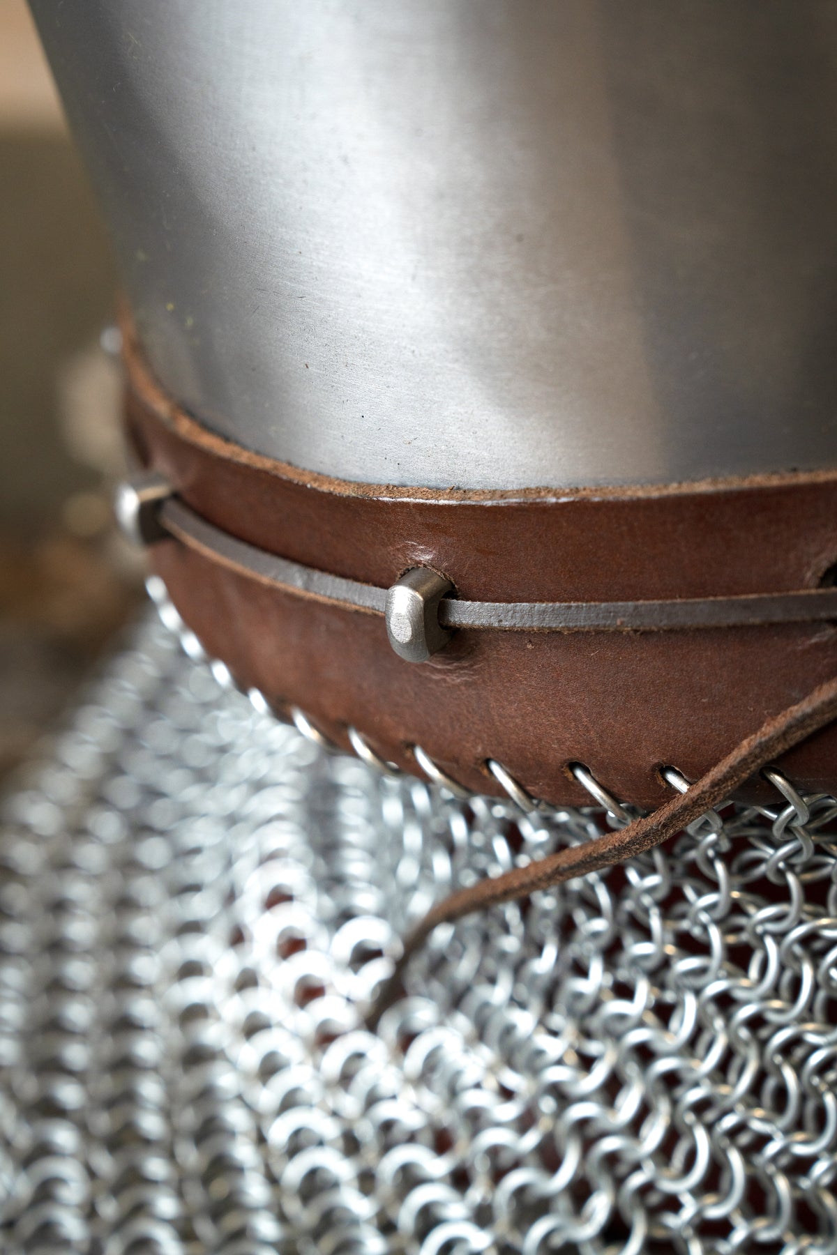 Klappvisor bascinet Ottokar, 1.6 mm