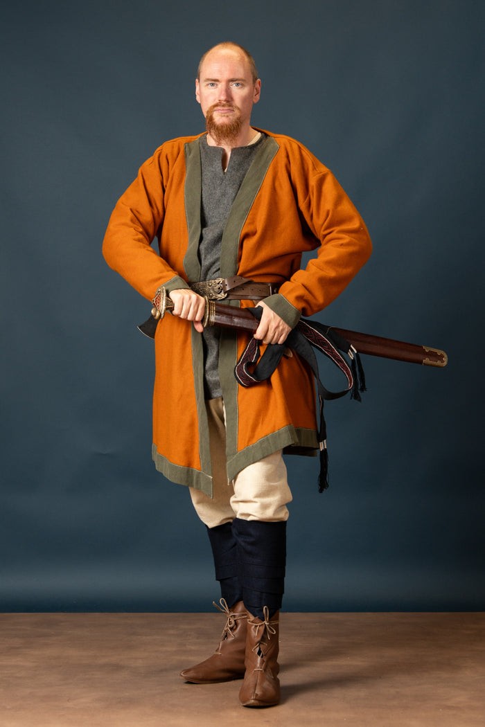 Kaftan Farman, wool, orange