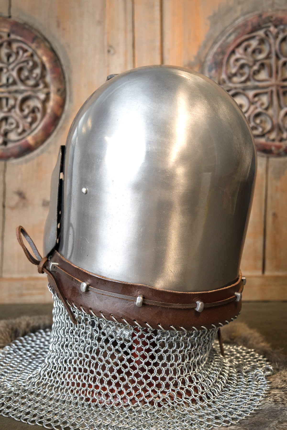 Klappvisor bascinet Ottokar, 1.6 mm