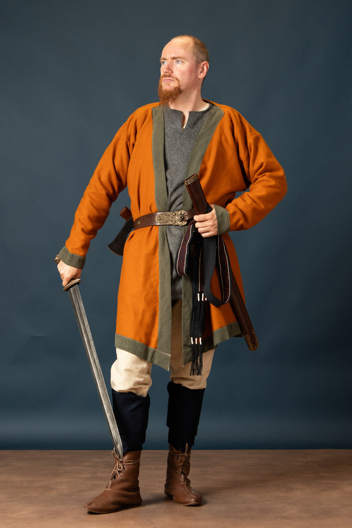 Kaftan Farman, wool, orange