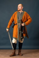 Kaftan Farman, wool, orange