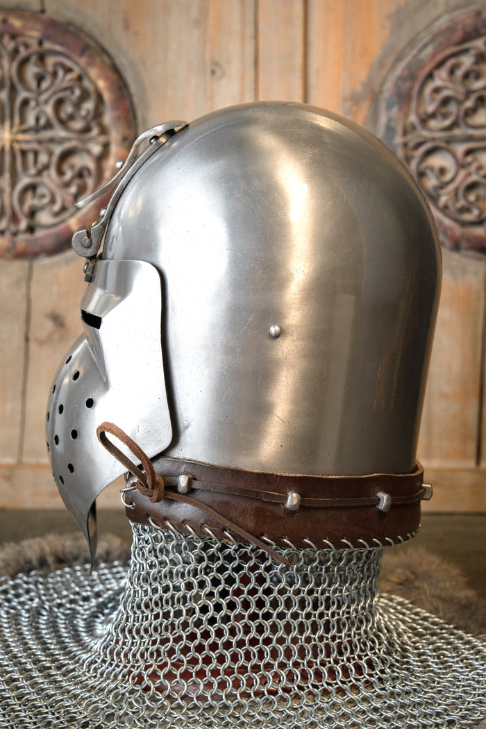 Klappvisor bascinet Ottokar, 1.6 mm