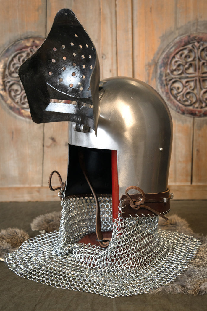 Klappvisor bascinet Ottokar, 1.6 mm
