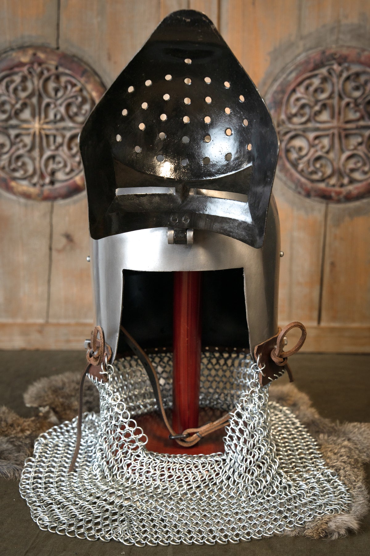 Klappvisor bascinet Ottokar, 1.6 mm