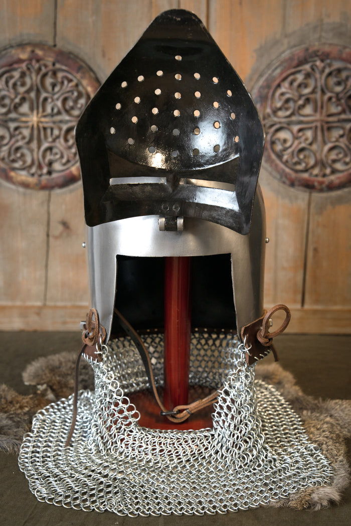 Klappvisor bascinet Ottokar, 1.6 mm