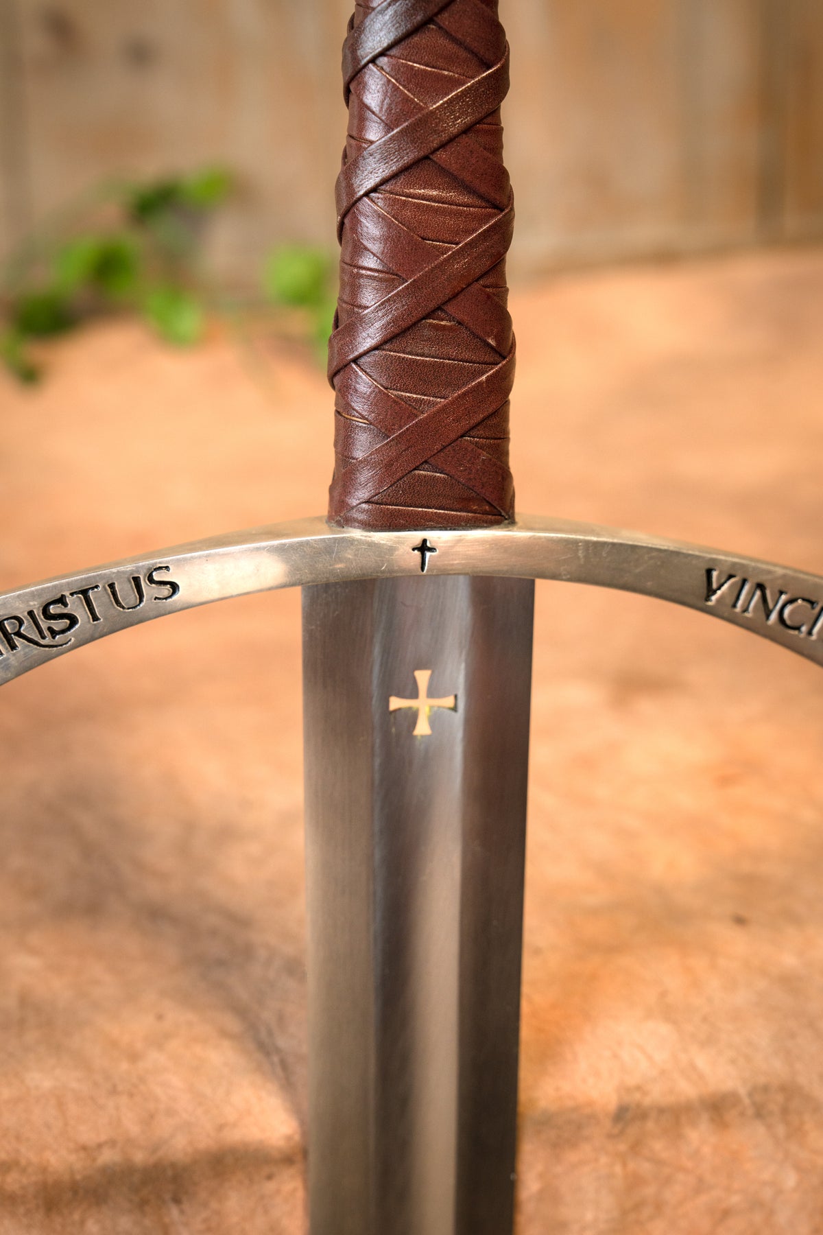 Medieval templar sword Bohemond II, semi-sharp