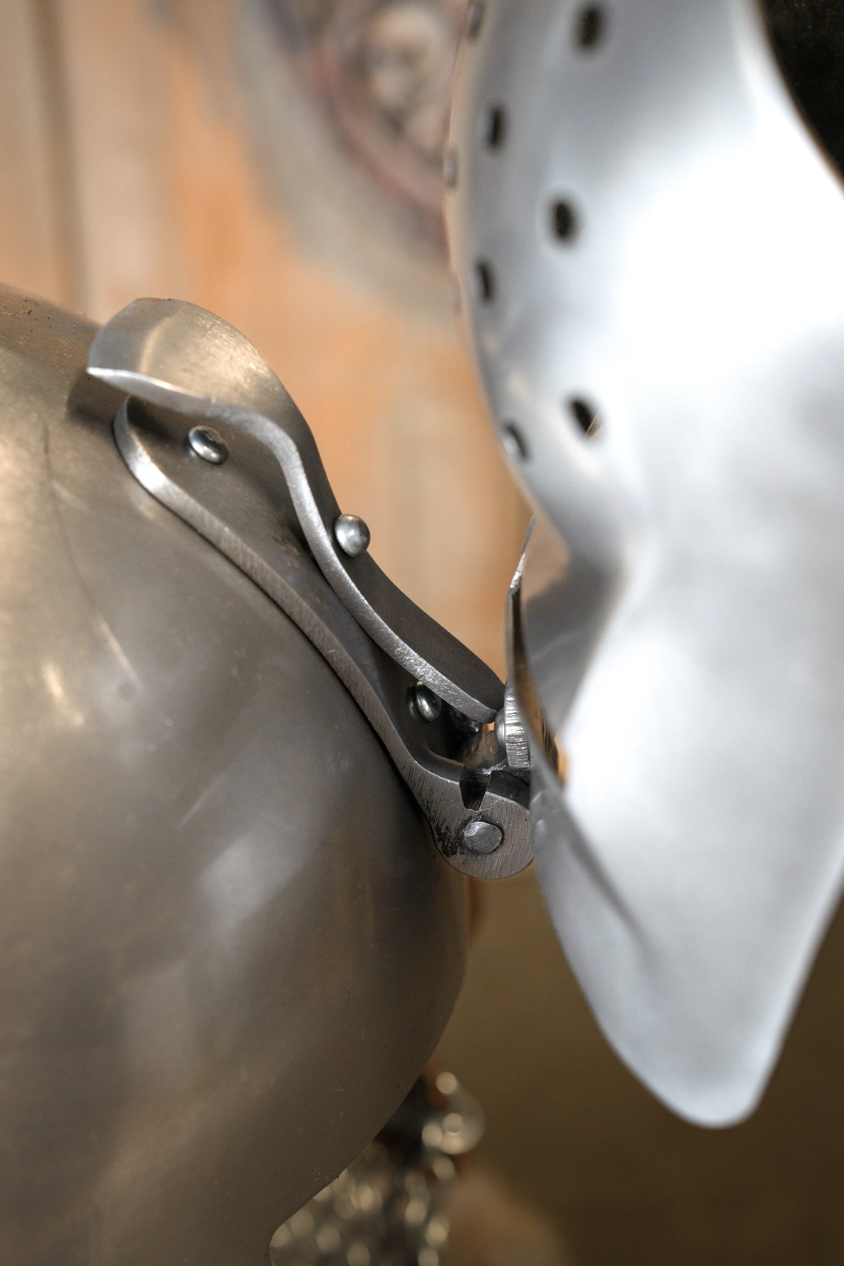 Klappvisor bascinet Ottokar, 1.6 mm