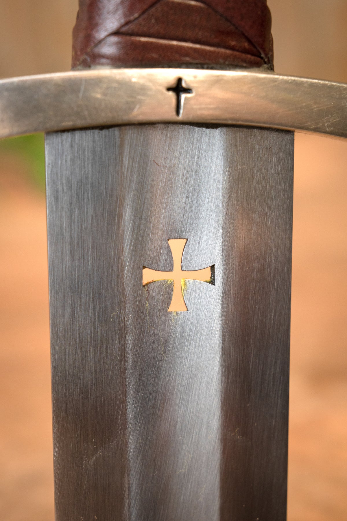 Medieval templar sword Bohemond II, semi-sharp