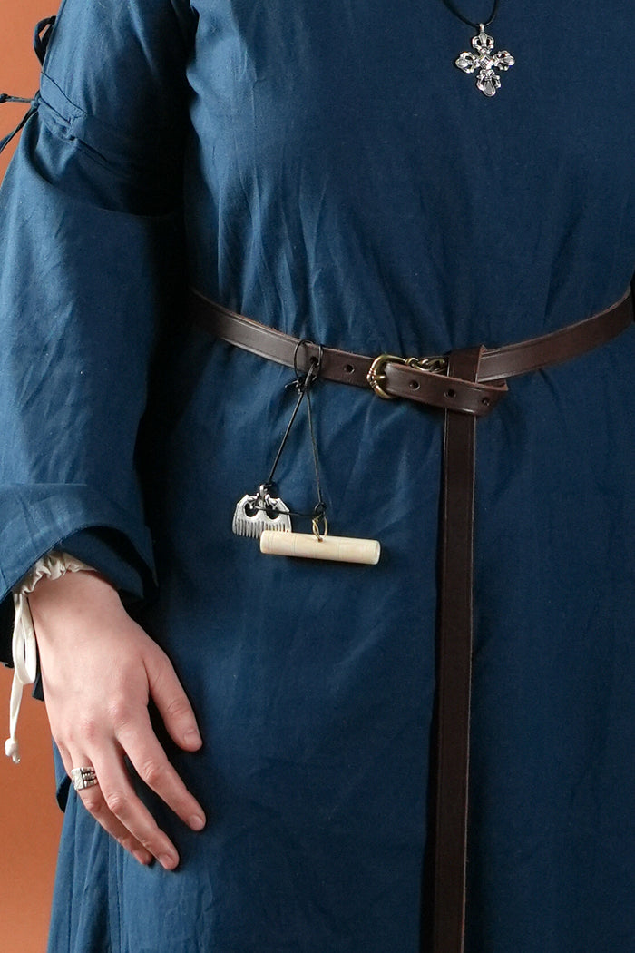 Viking bone needle case