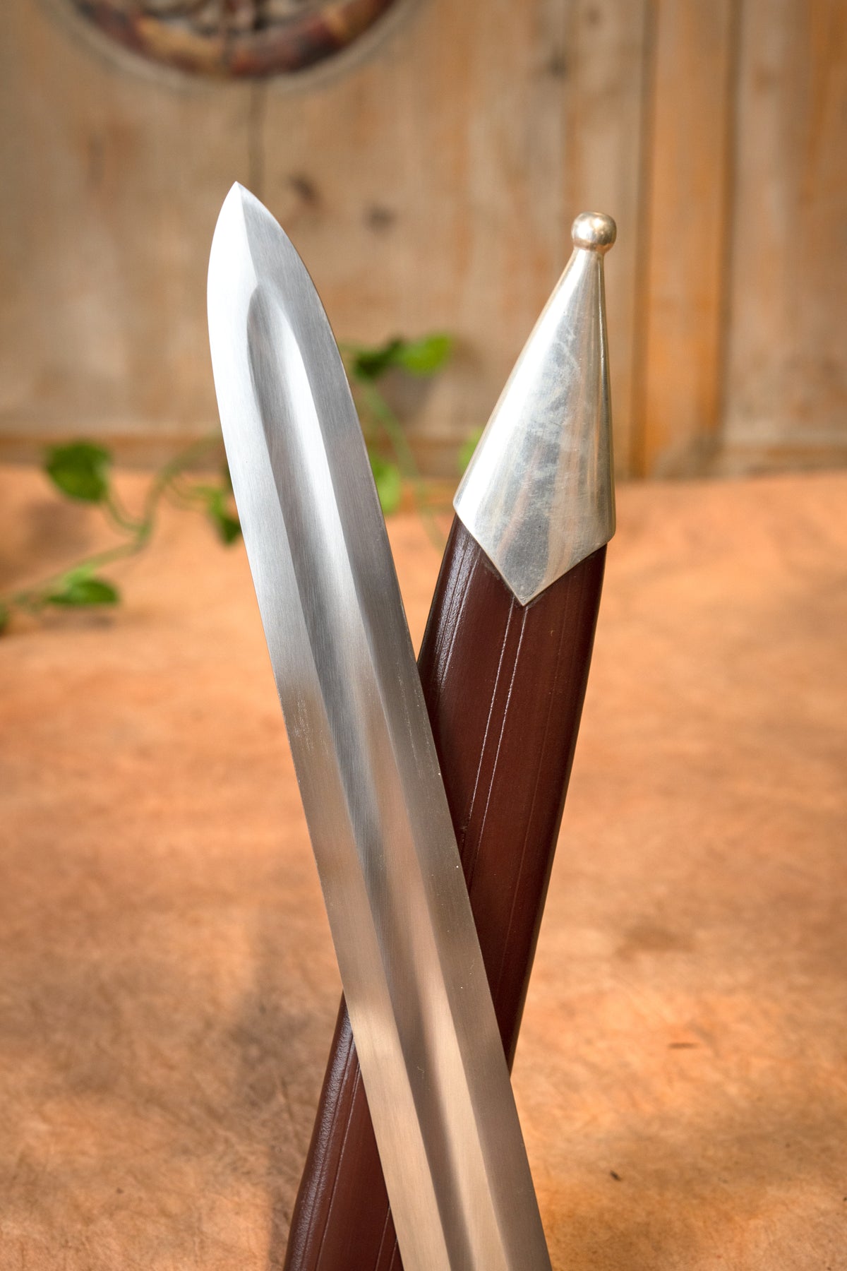Medieval falchion St Michael, sharp