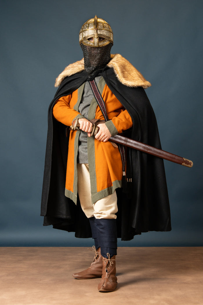Kaftan Farman, wool, orange