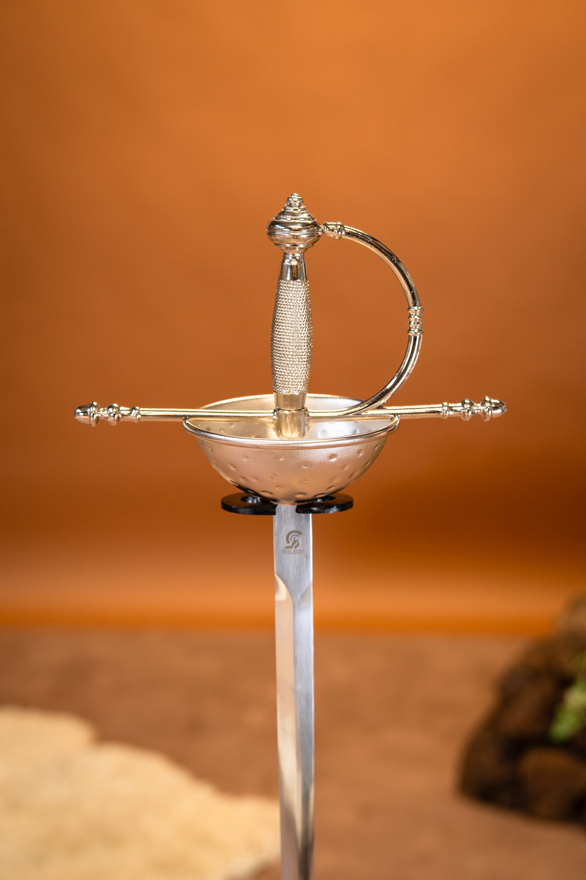 Bell rapier, semi-sharp