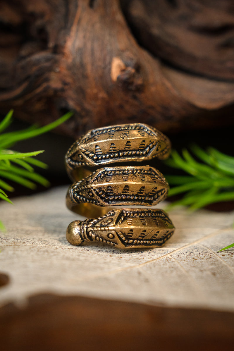Bague de l'âge du fer Himlingoje, bronze