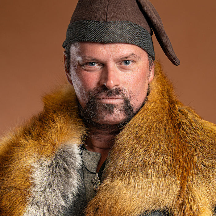 Viking hat Toki, brown