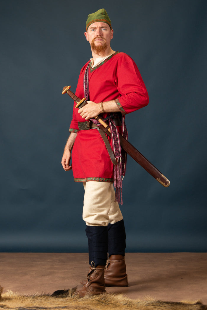 Dark red Viking tunic
