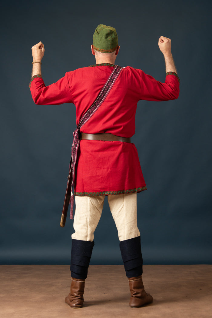 Dark red Viking tunic