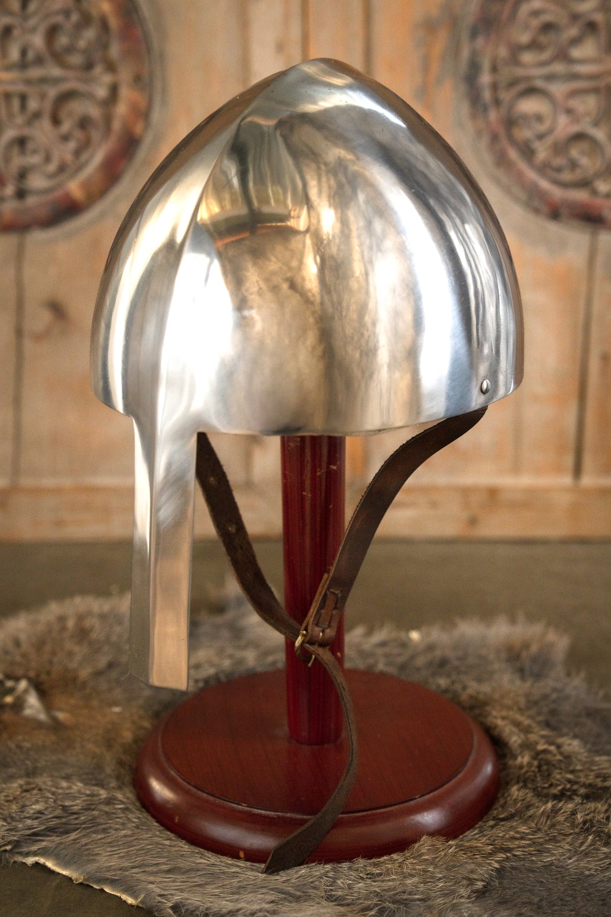 Late 12th century nasal helmet, 1.6 mm
