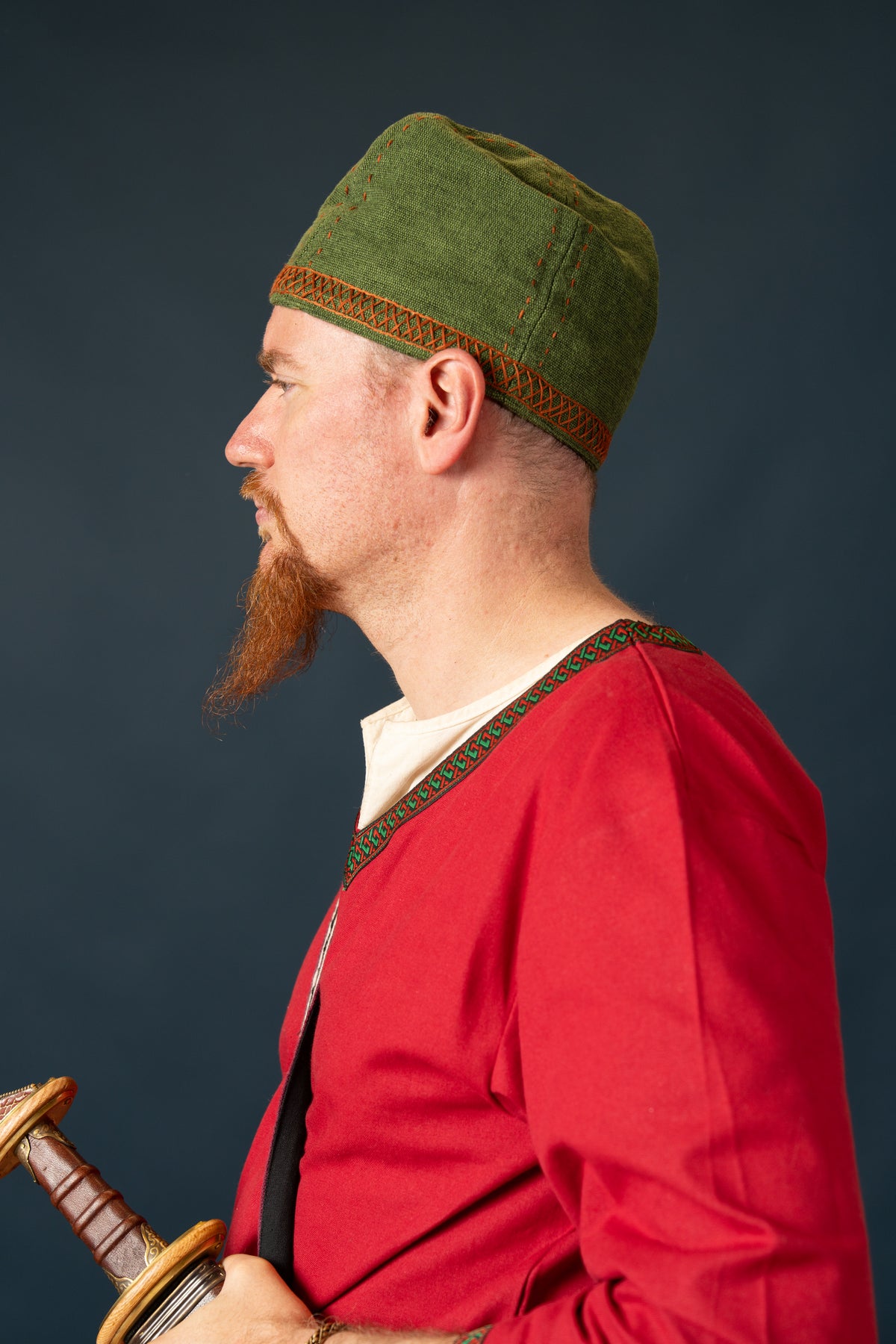 Dark red Viking tunic