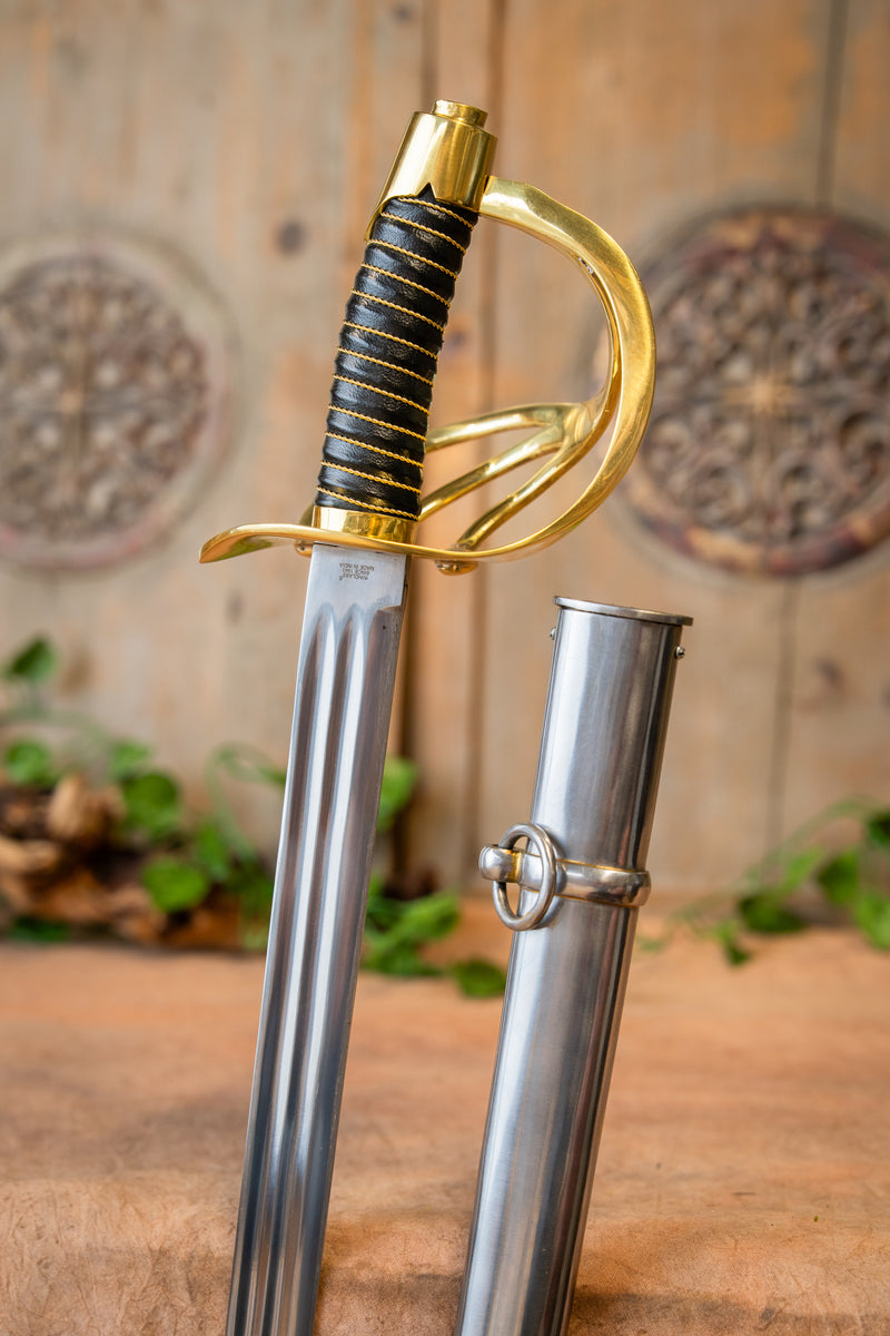 Napoleonisk kurassiersabel, halvscharp