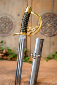 Napoleonic cuirassiers saber, semi-sharp