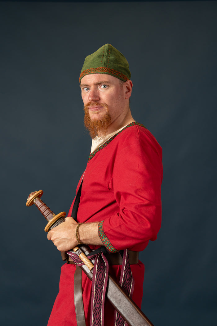 Dark red Viking tunic