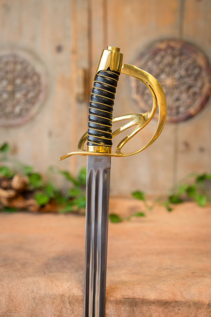 Napoleonic cuirassiers saber, semi-sharp
