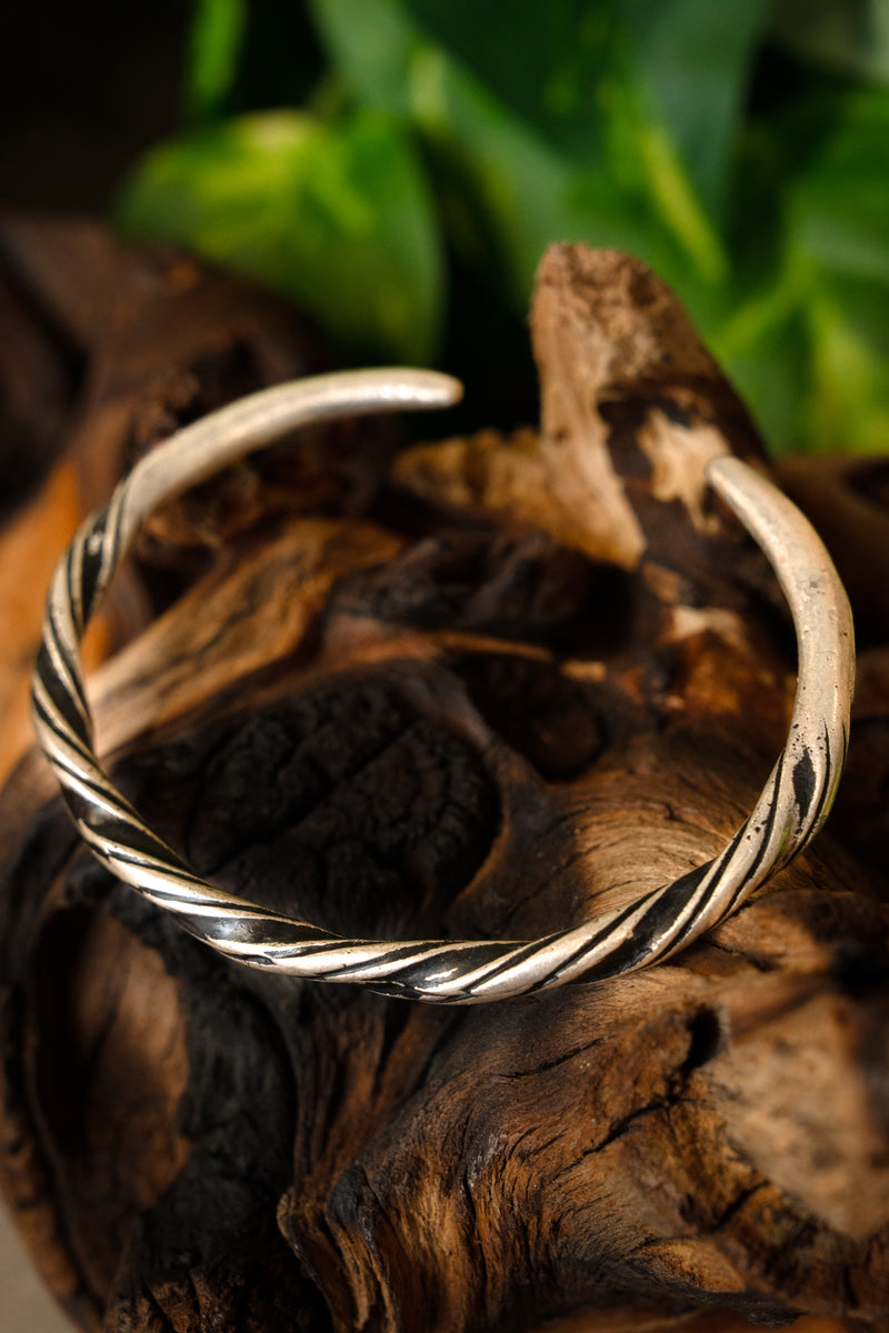 Wikinger Armreif Danelaw, versilberte Bronze