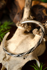 Viking bracelet Danelaw, silvered bronze