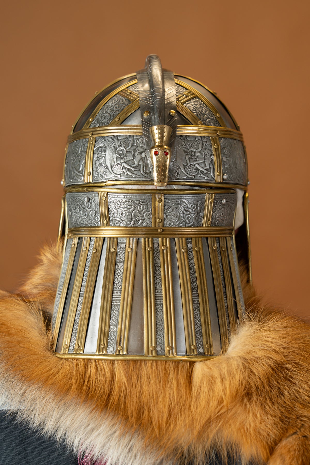 Sutton Hoo helmet, 1.3 mm