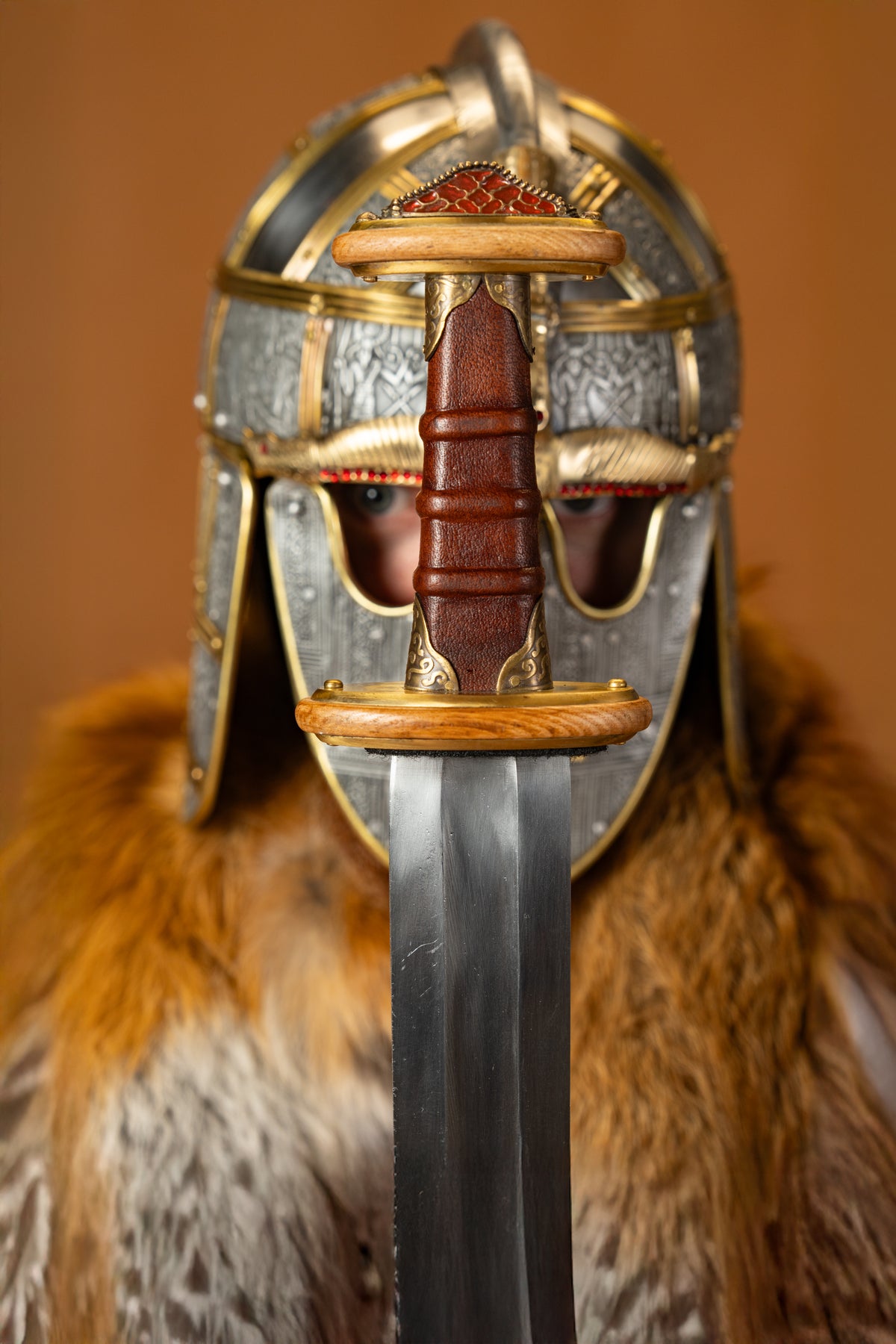 Sutton Hoo helmet, 1.3 mm