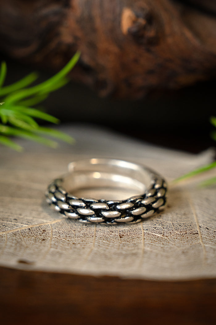 9th-10th century Viking ring, silvered bronze