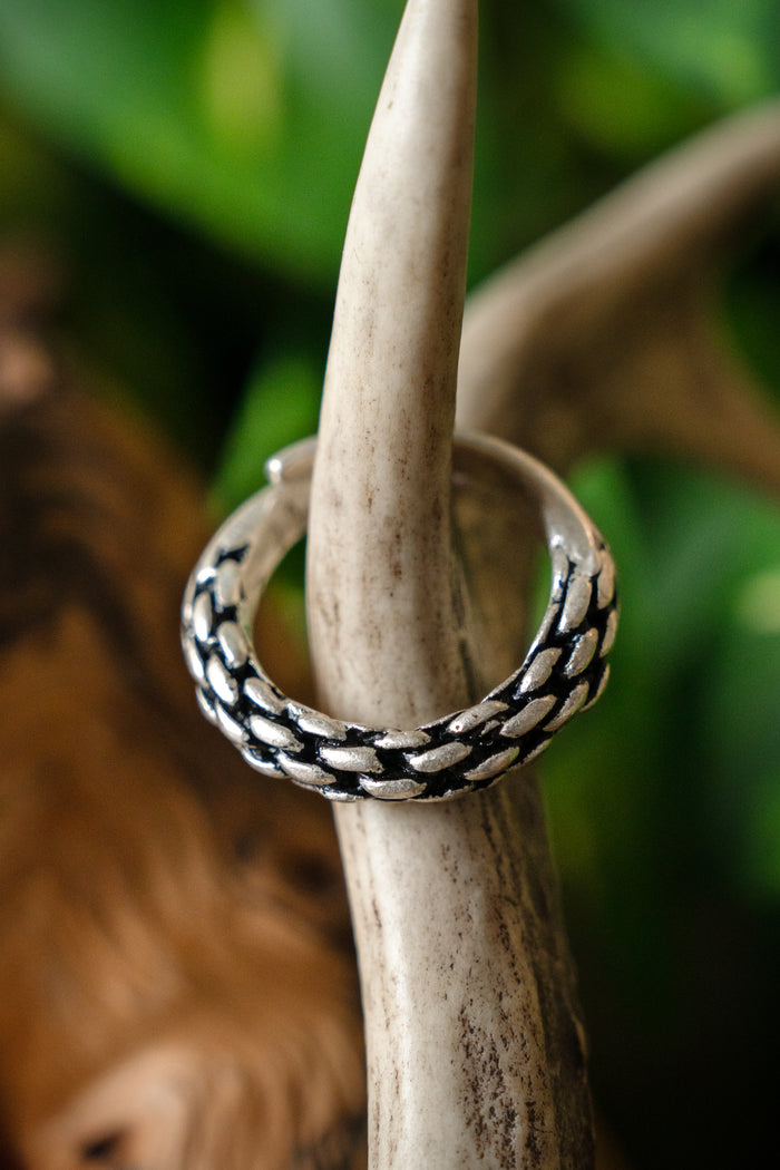 9th-10th century Viking ring, silvered bronze