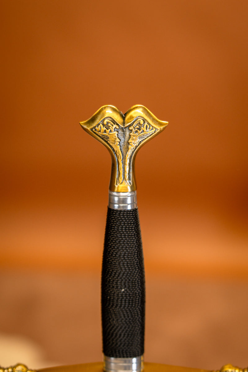 Spada di Carlo V con fodero, semi-affilata