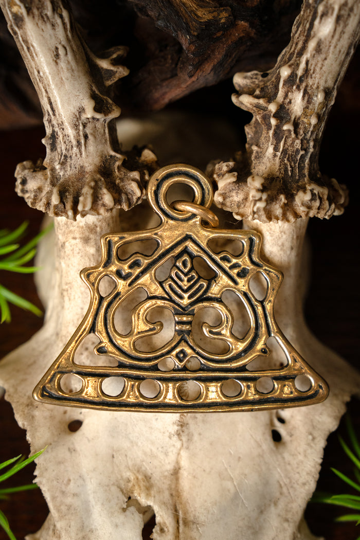 Viking jewellery divider Latvia, bronze