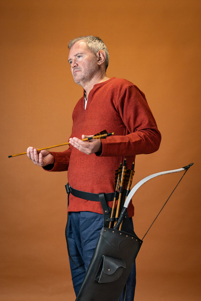 Viking tunic Hans, red