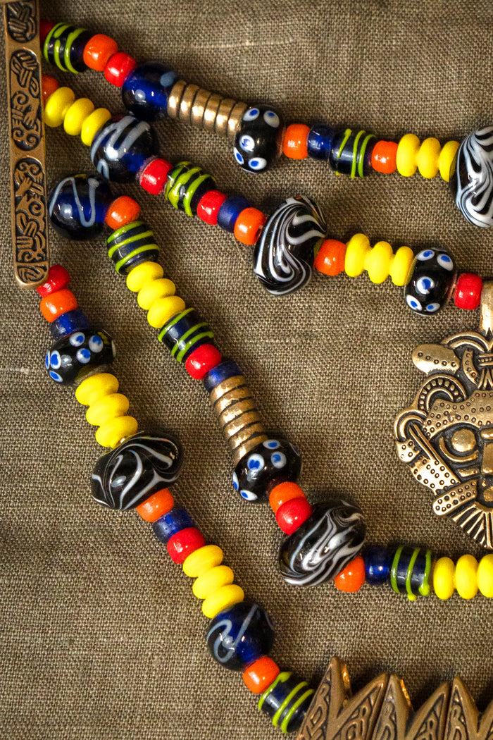 Viking glass beads, Gotland, 5 pieces