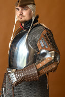 Leather vambraces 14th century, underarm armour
