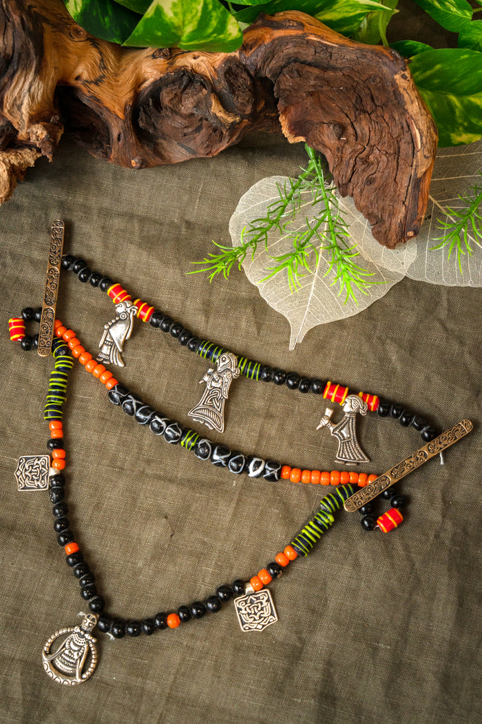 Viking glass beads, Birka, 5 pieces