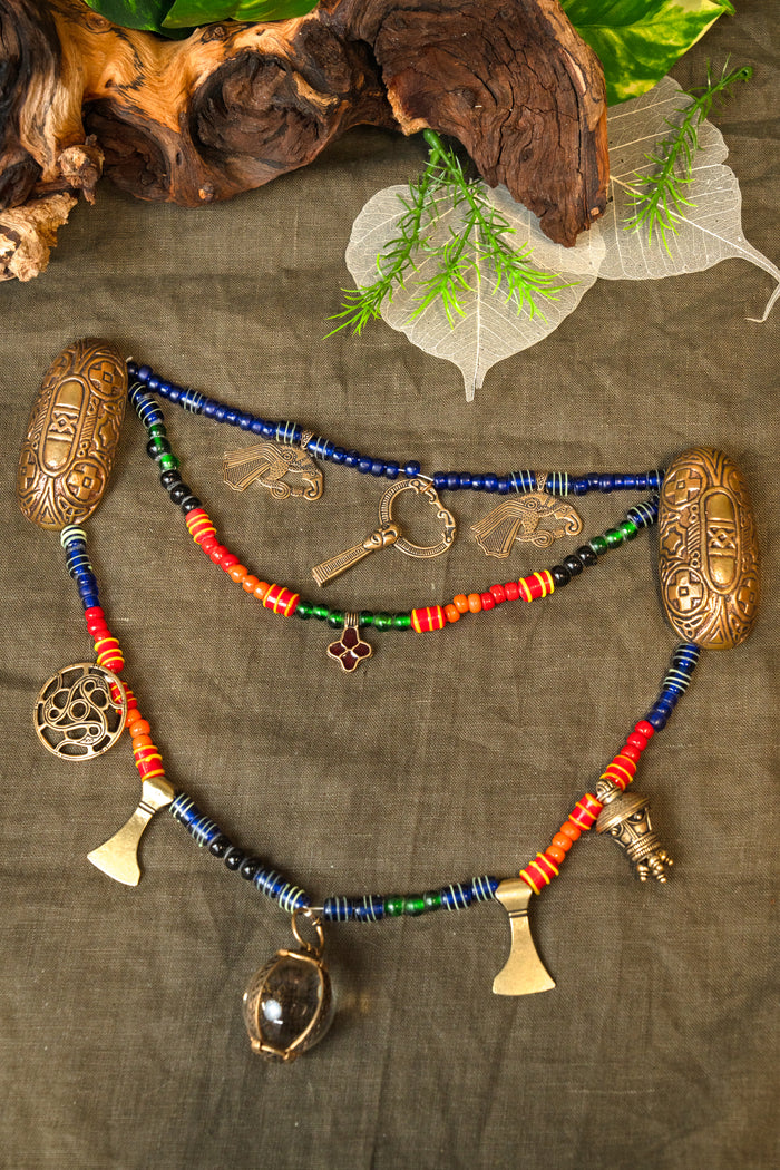 Viking glass beads, Finland, 5 pieces