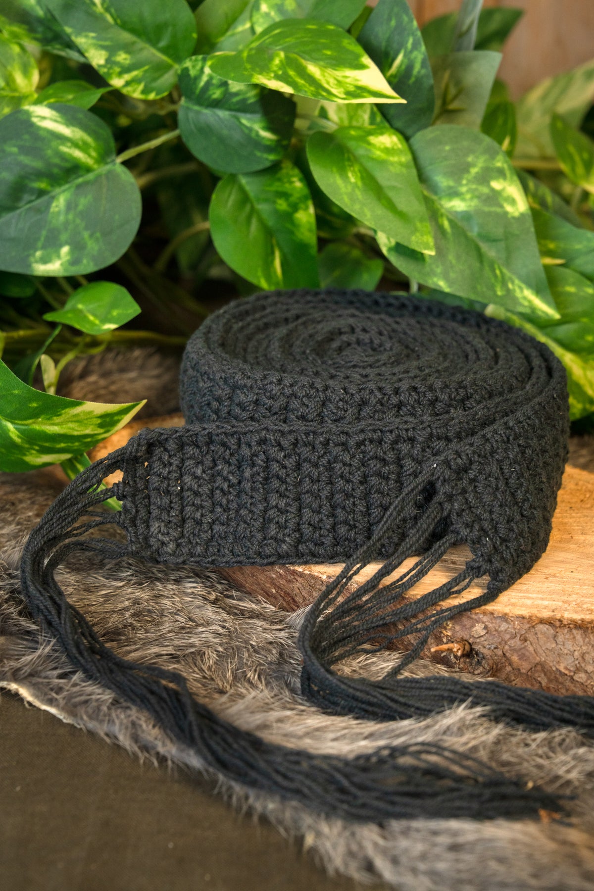 Waist band Colet, black, 3.2 m