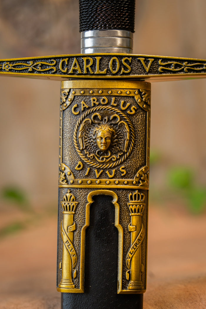 Charles V sword with scabbard, semi-sharp