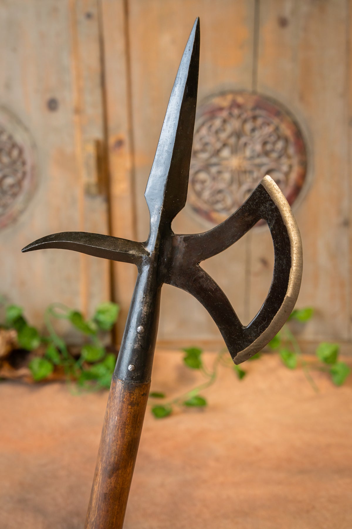 15th century poleaxe, semi-sharp